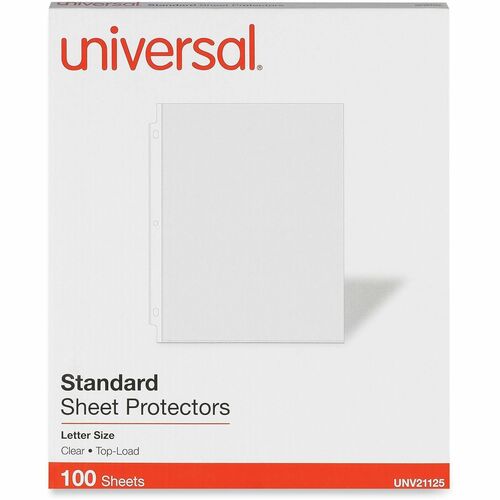 Protector, Sheet, Letter, Tripled, Clear 100/BX