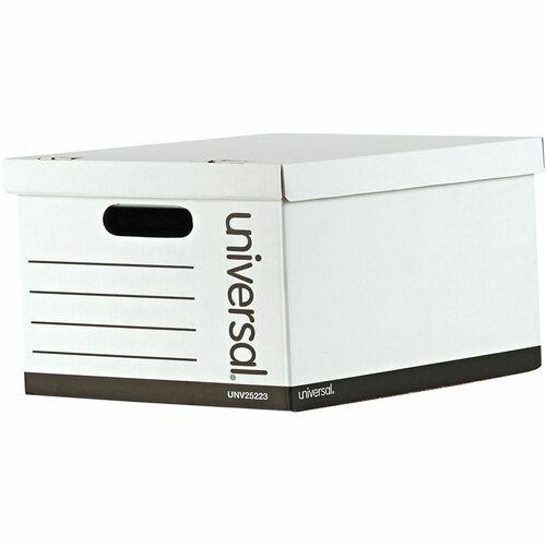 Box, Storage, Letter/Legal, White 10/CT
