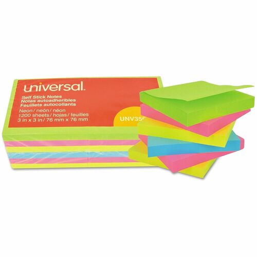 Pad, 3x3, Flat, Ast 12/PK