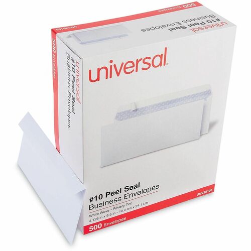 Envelope, #10 Business, White 500/BX