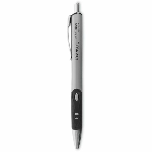 Pen, Gel, Retractable, 0.7 Millimeter, Black 12/DZ