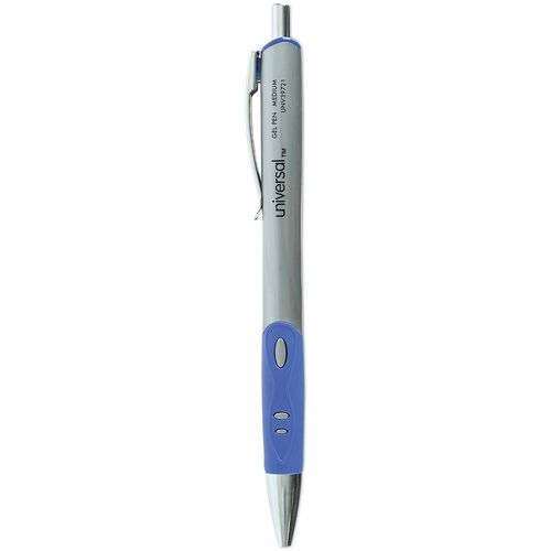Pen, Gel, Retractable, 0.7 Millimeter, Blue 12/DZ