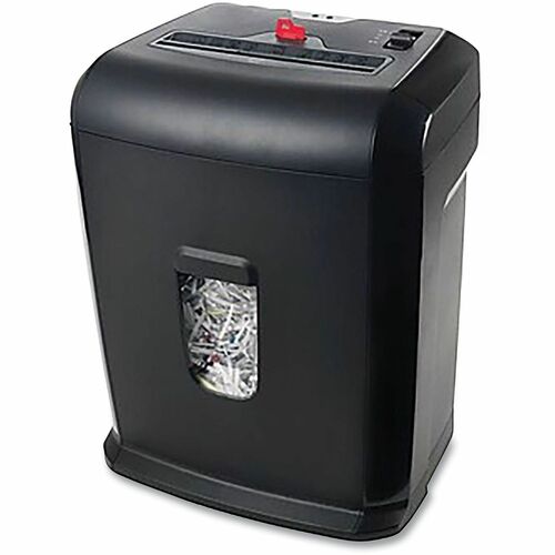 Shredder, 10 Sheet, Crosscut, Black