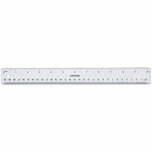 Ruler, Acrylic, Clear, 12"