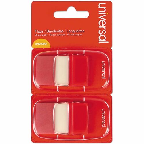 Flag, 1" x 1.77" Page, Red 100/PK