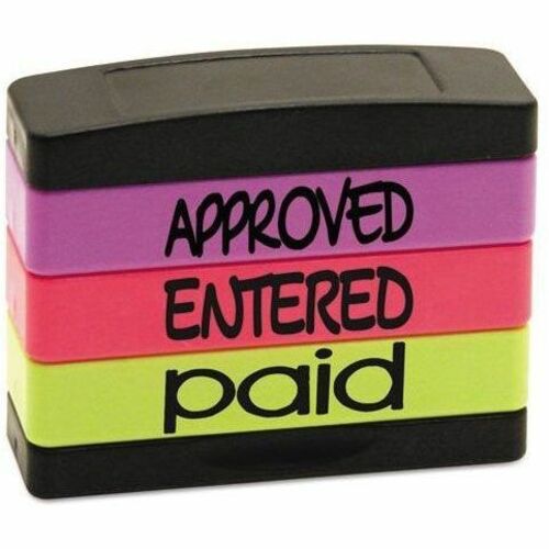 Stamp, Stack, Approved/Entered/Paid