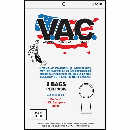 Bag, Vacuum, Perfect VACPP4 5/BD