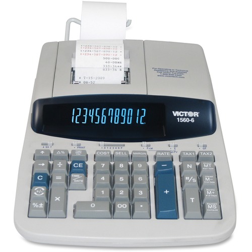 Calculator, Commercial, Printer, 12 Digit