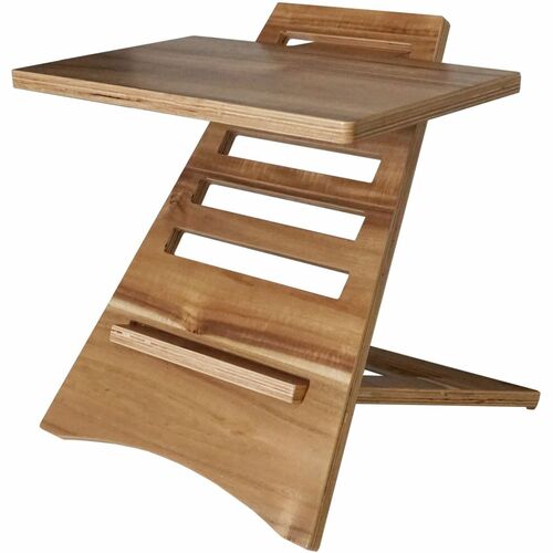 Laptop Riser, 5-Slot Ladder, Acacia Wood, 17" x 16-1/2", BN