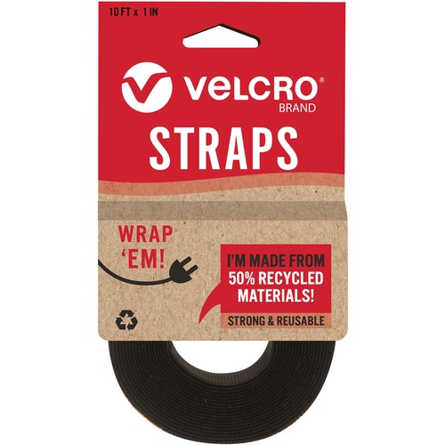 Strap, Eco, 10 Foot x 1", Black