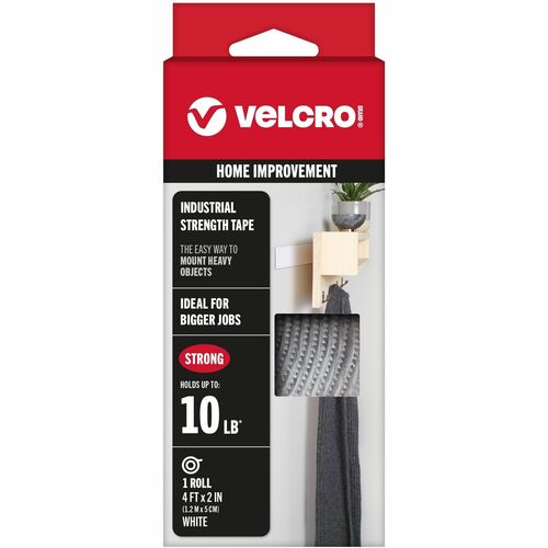 Industrial Strength Tape. 4 Foot x 2 Inch. Roll. White
