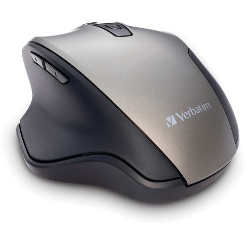 Mouse, Blue LED, Wireless, Silent, Graphite