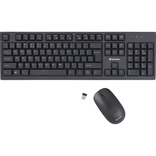 Keyboard, Mouse, Wireless, Black