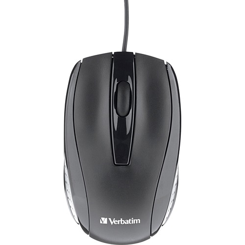 Mouse, Optical, Corded, Black