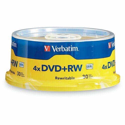 DVD+RW, 4.7 GB, 4X, Spindle 30/PK