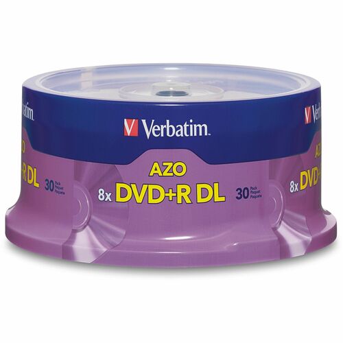 DVD+R, DL, 8X, Branded 30/PK
