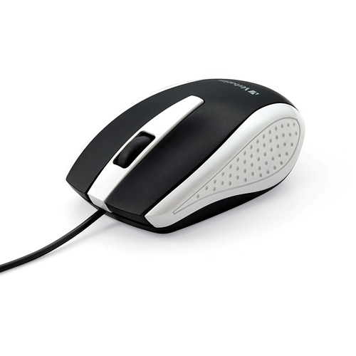 Mouse, Corded, Optical, Notebook, White