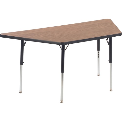 Activity Table, Trapezoid, 30" x 60" x 30", CBK/MOK