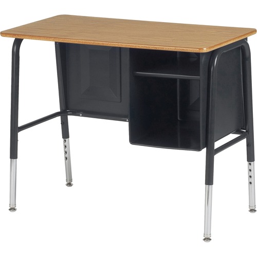 Desk, With Modesty Panel, Book Compartment, Laminate, 20"x34"x30", CBK/MOK