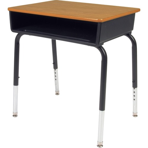Desk, With Book Box, Open Front, Laminate, 18"x24"x30", MOK 2/CT