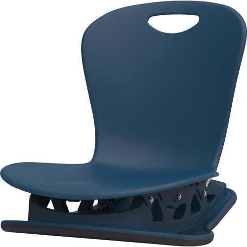 Floor Chair, Student, Rocker, 18-1/2" x 22-1/2" x 19-1/2", Navy
