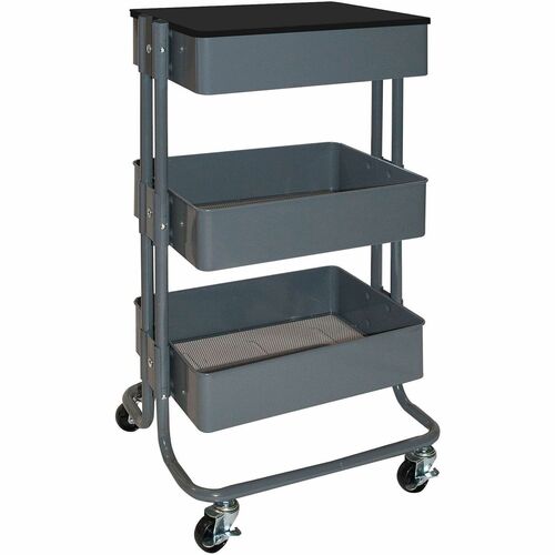 Cart, Standing Workstation, Gray