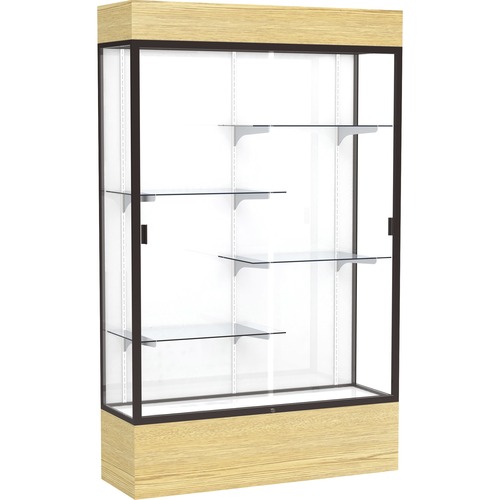 Case, Floor, 48x80x16, Oak Vinyl