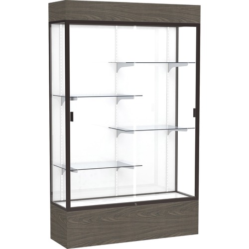Case, Floor, 48x80x16, Walnut