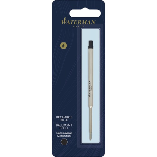 Refill, Ballpoint, Water, Medium/Black