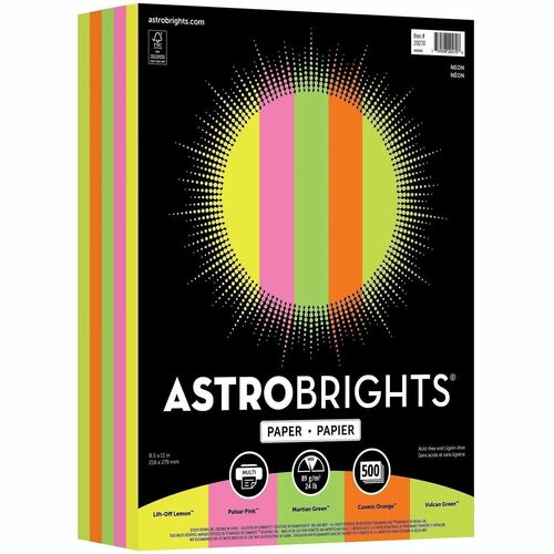 Paper, Astrobright, Neon, AST 500/RM