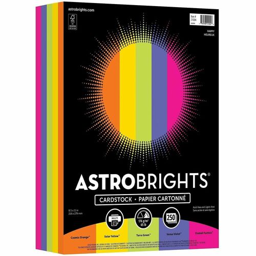 Paper, Astrobrit, 65#, Happyast 250/PK