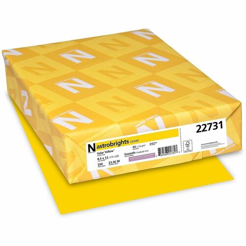 Paper, Astrobrt, 65#, Solar Yellow 250/PK