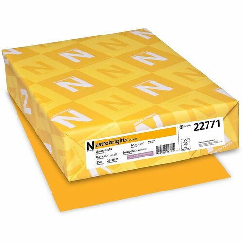 Paper, Astrobrite, 65#, Galaxy Gold 250/PK
