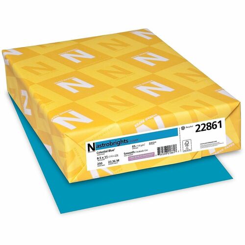 Paper, Astrobrit, 65#, Celestial Blue 250/PK