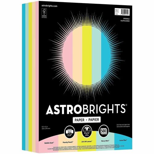 Astrobrights Sprinkle 24Lb 500/RM