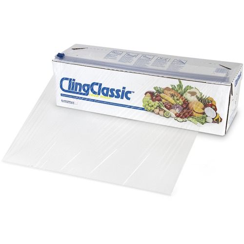 Prof Grade Plastic Food Wrap, 18" x 2000 Foot, Clear