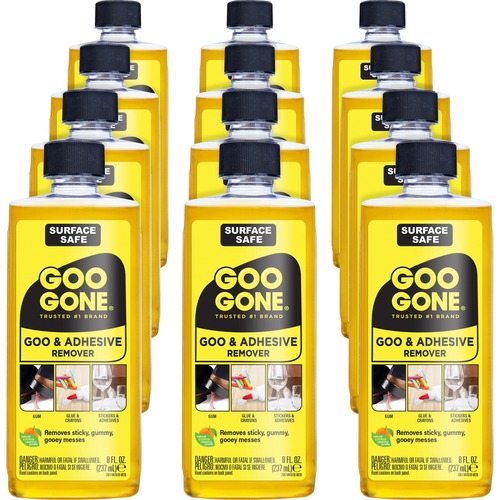 Adhesive Remover, With Citrus Scent, 8 oz, Orange 12/CT
