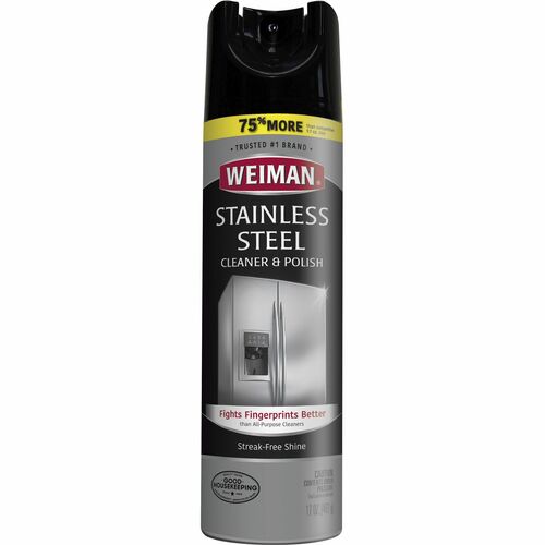 Cleaner, Stainless Steel, Aerosol, 17OZ