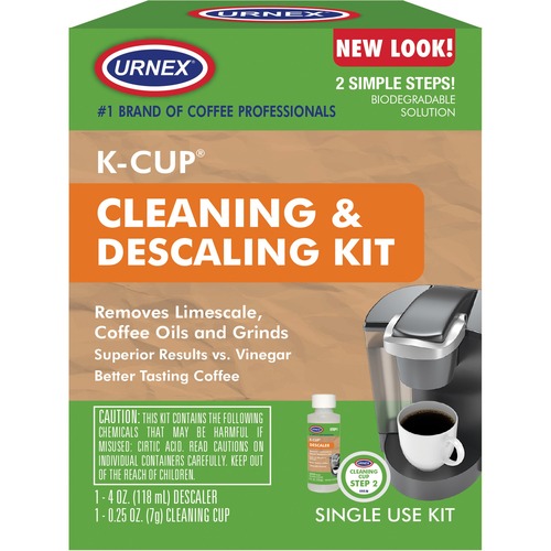 Cleaning Kit, For Single-Cup Brewer, With Descaler/0.25oz Cup, WE