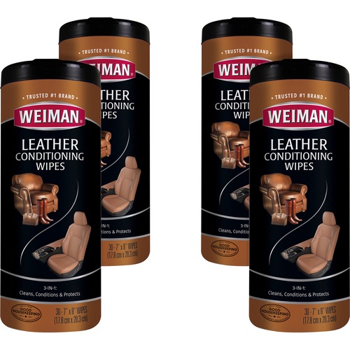 Wipes, Leather, 7 X 8 4/CT