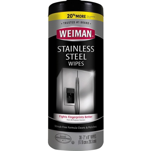 Wipes, Stainless Steel, 7 X 8