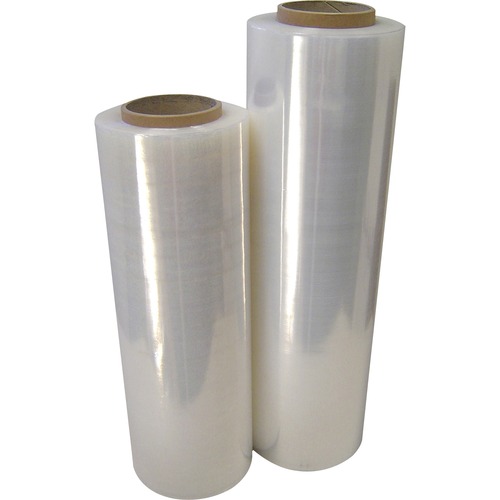 Pallet Wrap, Hand Application, Poly, 60 Gauge, 18" x 2000', Clear 4/CT
