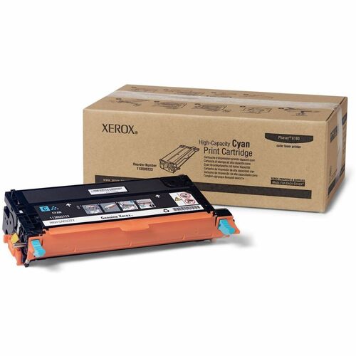 Cartridge, Print, High Capacity, 6180, Cyan