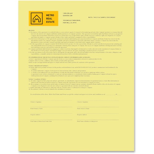 Paper, Carbonless, Ca 500/RM
