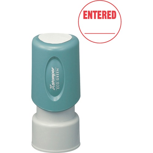 Stamp, Round, 5/8", Entered, Rd