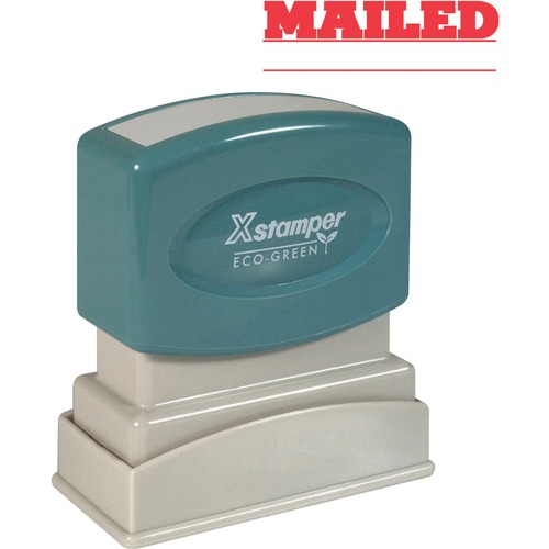 Stamp, Pre-Inked, Mailed, Red