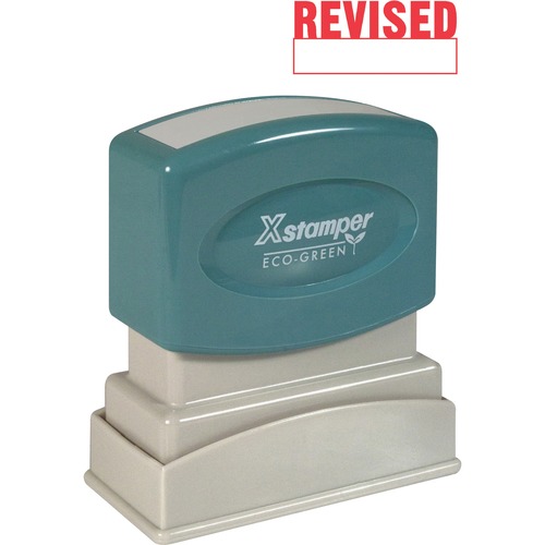 Stamp, Pre-Inked, Revised, Red