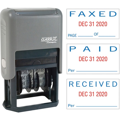 Stamp, Message/Date, 3-Message, 10 Year