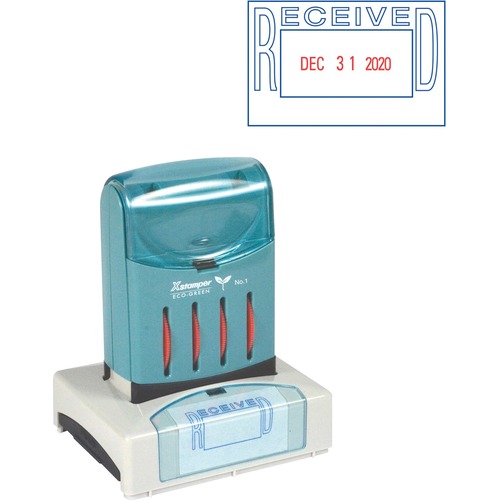 Stamp, Versadater, Received, Redbe