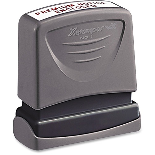 Message Stamp, Pre-Inked, 1/2"x1-5/8", 1-4 Lines, 22 Characters